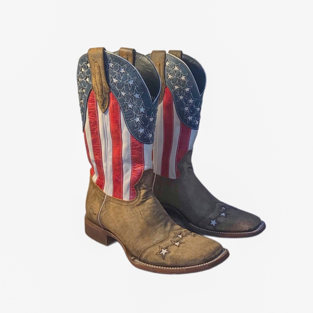 J.B. Dillon Patriotic Cowboy Boots